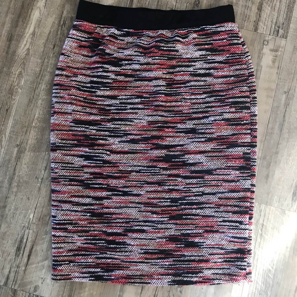 Skirt, woven cotton. Stretchy, size S.